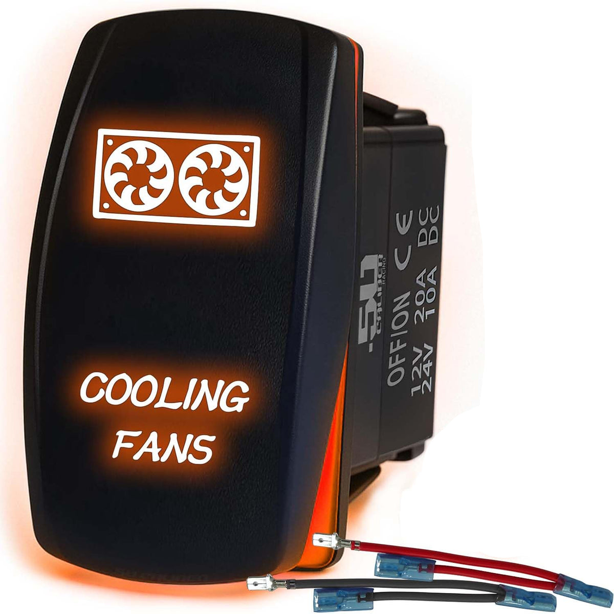 Waterproof Rocker Switch On/Off | 50 Caliber Racing