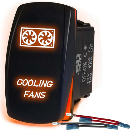 Waterproof Rocker Switch On/Off | 50 Caliber Racing