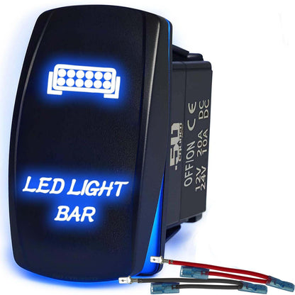 Waterproof Rocker Switch On/Off | 50 Caliber Racing