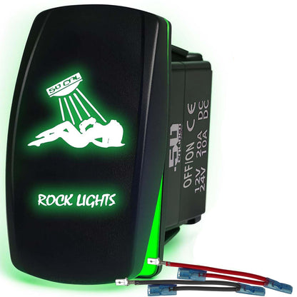 SxS Waterproof Rocker Switch On/Off | 50 Caliber Racing
