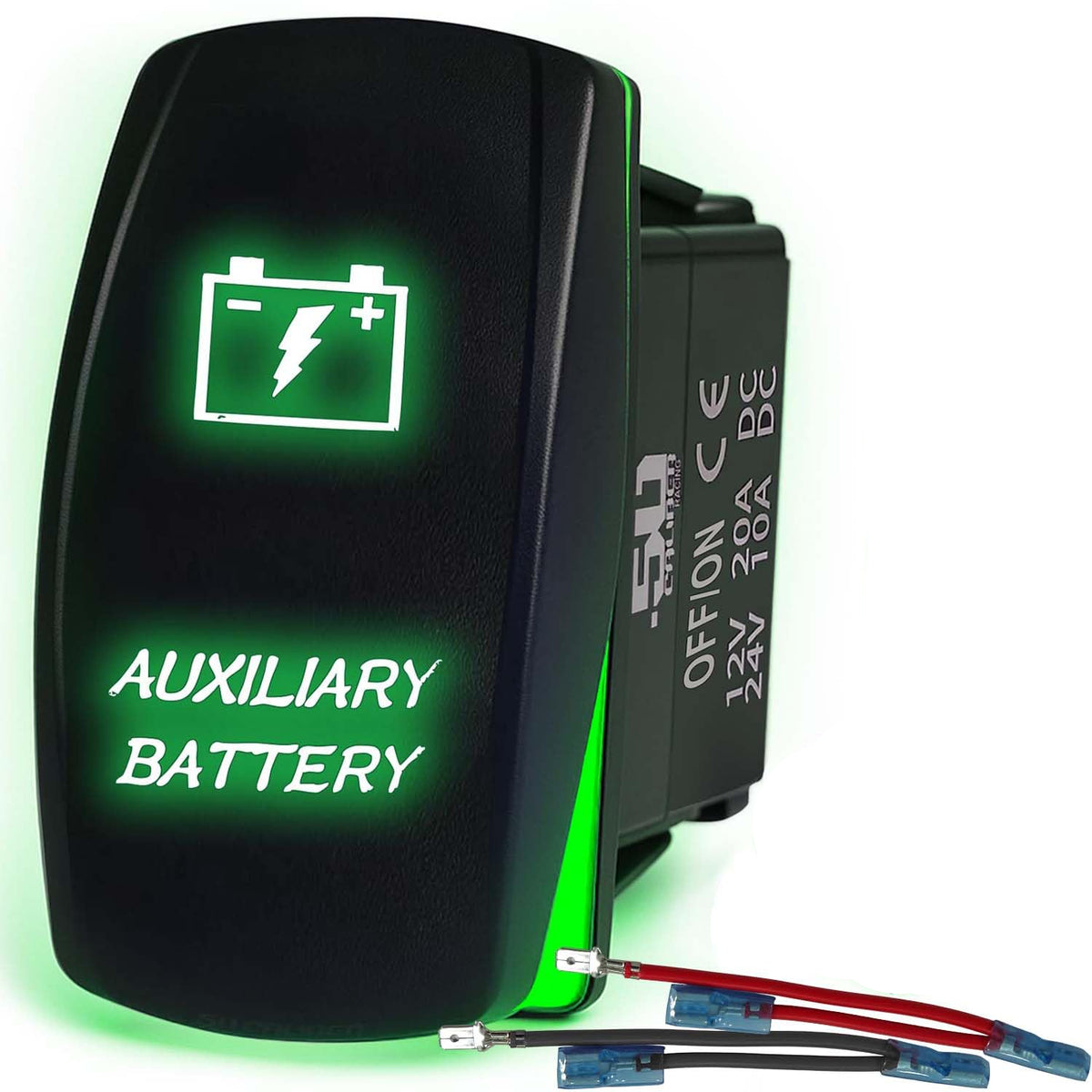 Waterproof Rocker Switch On/Off | 50 Caliber Racing