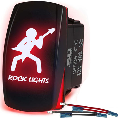 SxS Waterproof Rocker Switch On/Off | 50 Caliber Racing