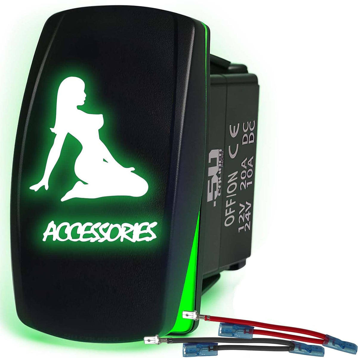 SxS Waterproof Rocker Switch On/Off | 50 Caliber Racing