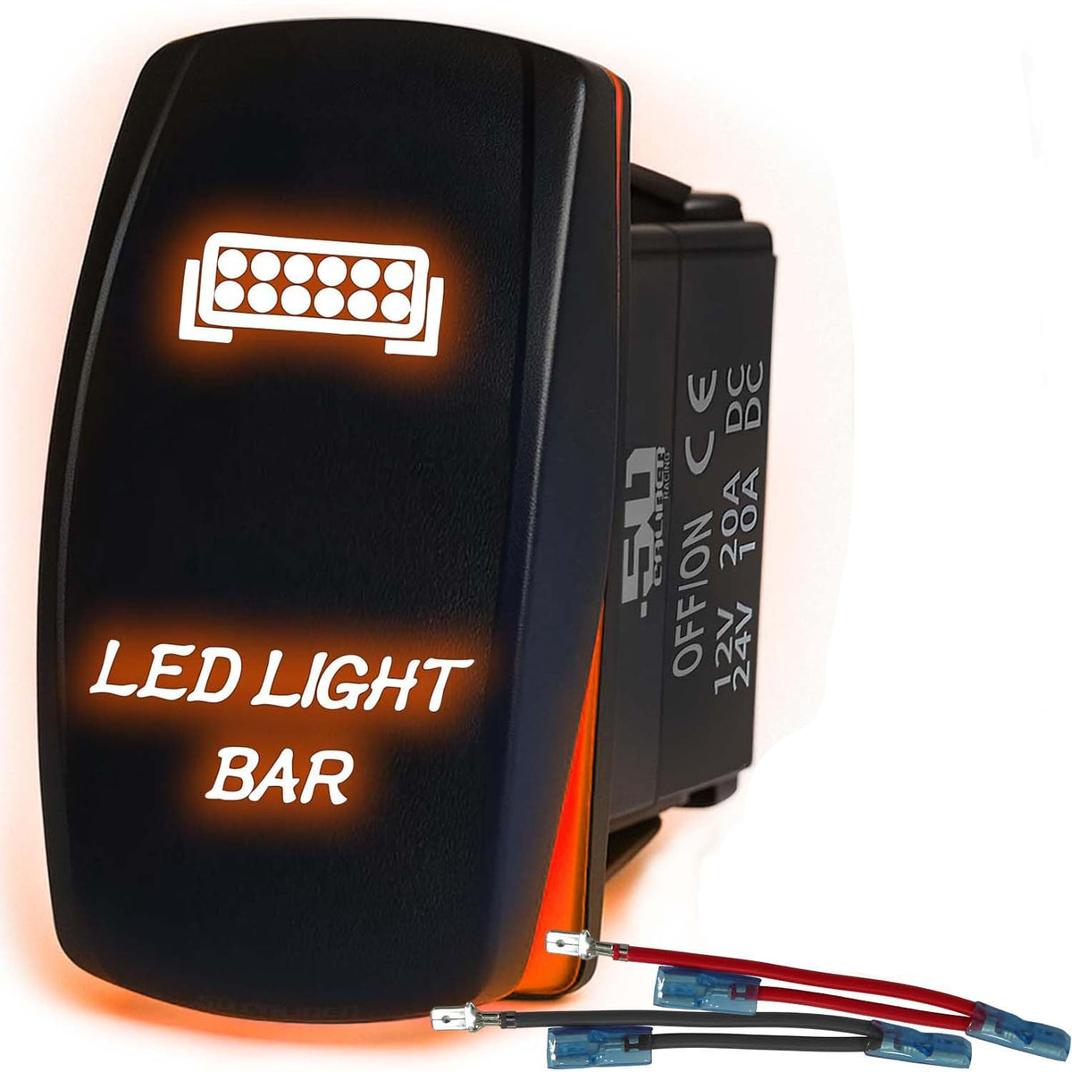 Waterproof Rocker Switch On/Off | 50 Caliber Racing