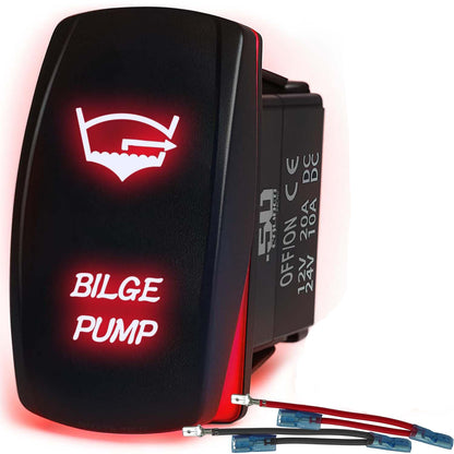 Waterproof Rocker Switch On/Off | 50 Caliber Racing