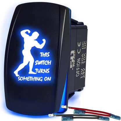 SxS Waterproof Rocker Switch On/Off | 50 Caliber Racing