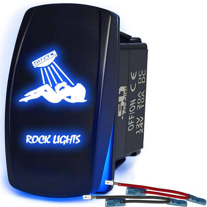 SxS Waterproof Rocker Switch On/Off | 50 Caliber Racing