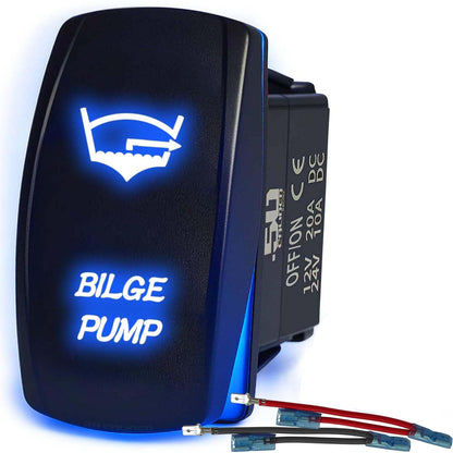 Waterproof Rocker Switch On/Off | 50 Caliber Racing