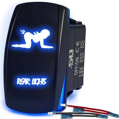 SxS Waterproof Rocker Switch On/Off | 50 Caliber Racing