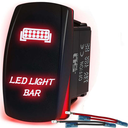Waterproof Rocker Switch On/Off | 50 Caliber Racing