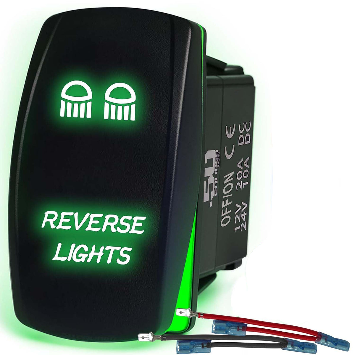 Waterproof Rocker Switch On/Off | 50 Caliber Racing