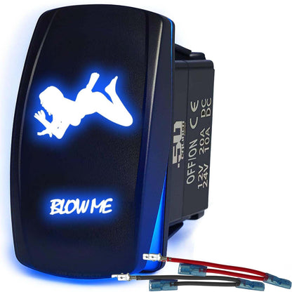 SxS Waterproof Rocker Switch On/Off | 50 Caliber Racing