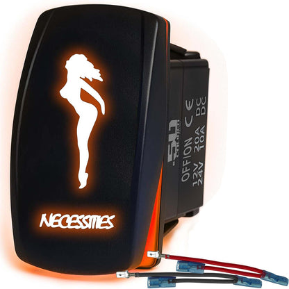 SxS Waterproof Rocker Switch On/Off | 50 Caliber Racing