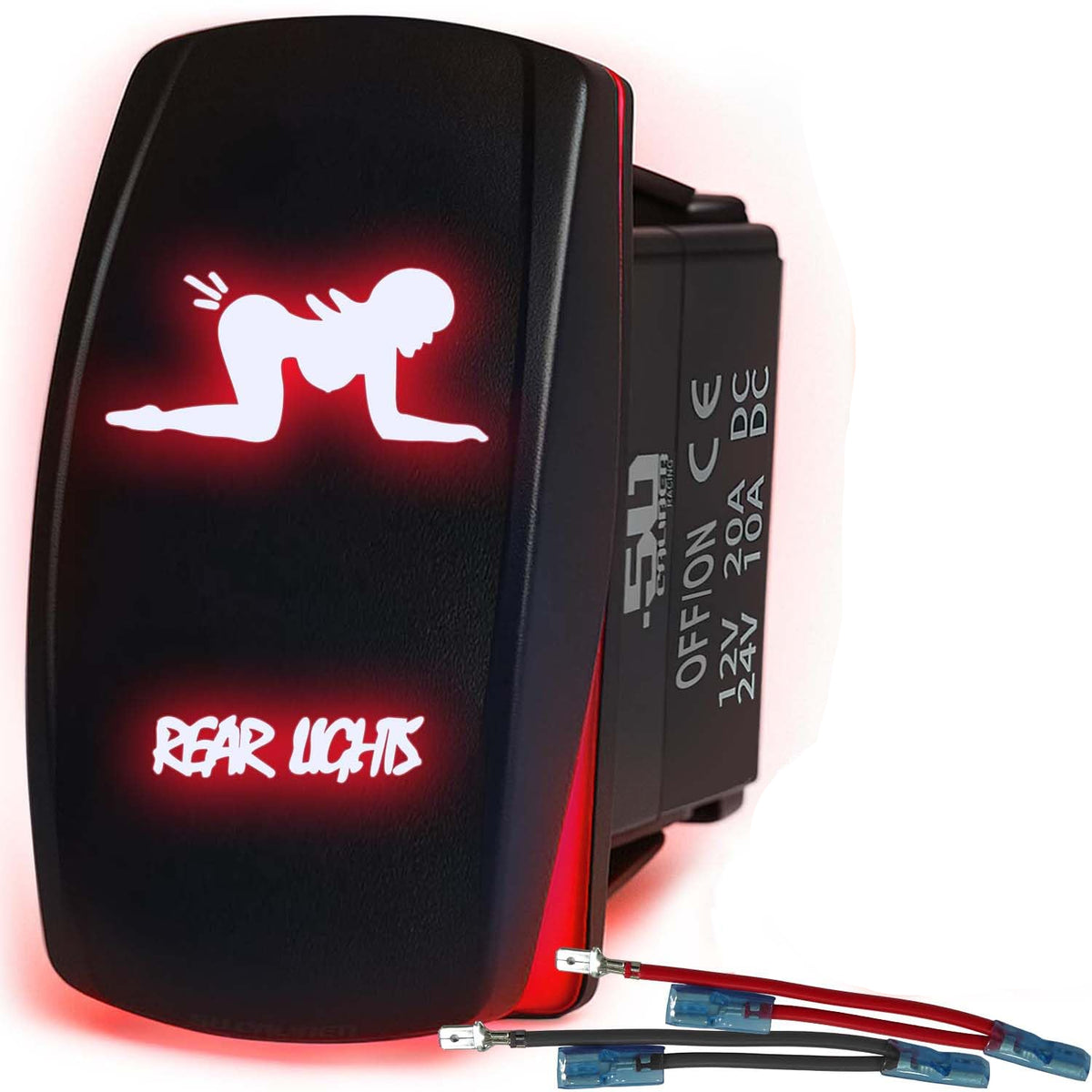 SxS Waterproof Rocker Switch On/Off | 50 Caliber Racing