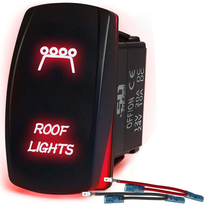 Waterproof Rocker Switch On/Off | 50 Caliber Racing