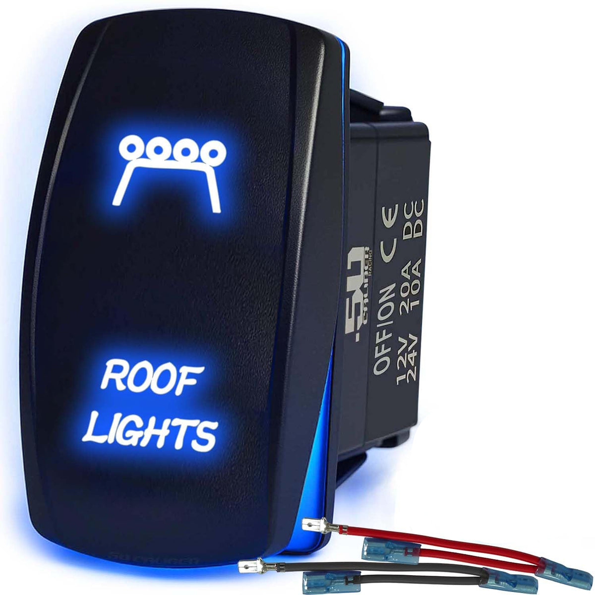 Waterproof Rocker Switch On/Off | 50 Caliber Racing