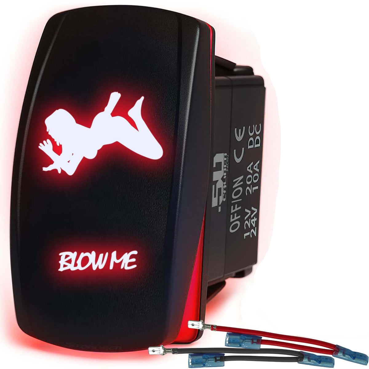 SxS Waterproof Rocker Switch On/Off | 50 Caliber Racing