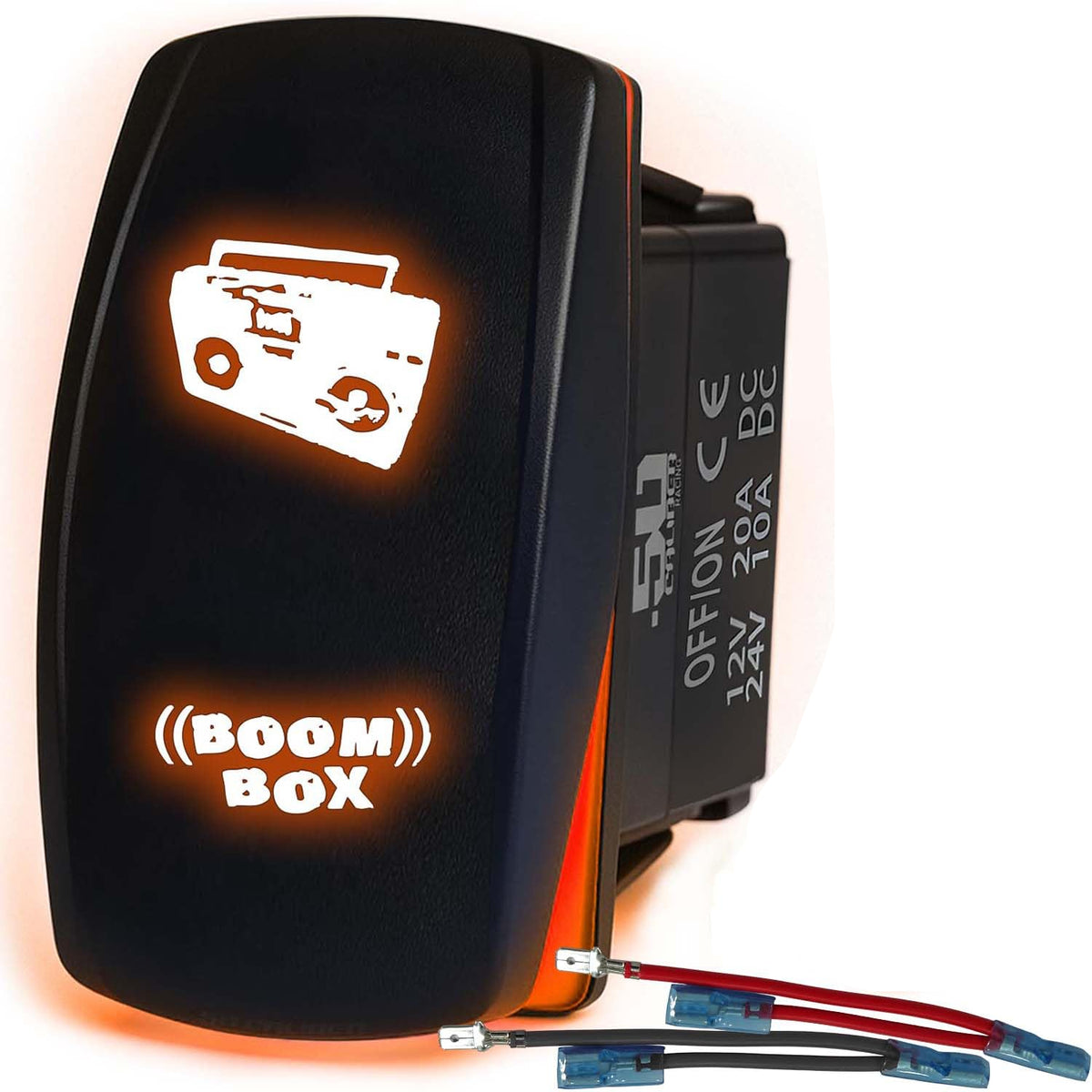 SxS Waterproof Rocker Switch On/Off | 50 Caliber Racing