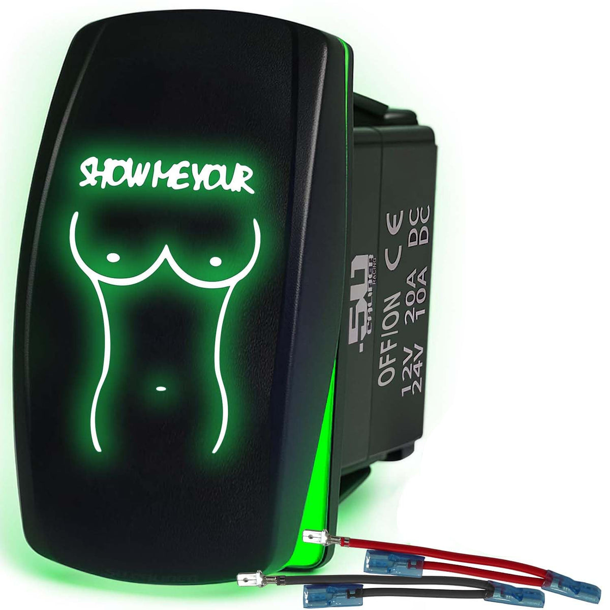 SxS Waterproof Rocker Switch On/Off | 50 Caliber Racing