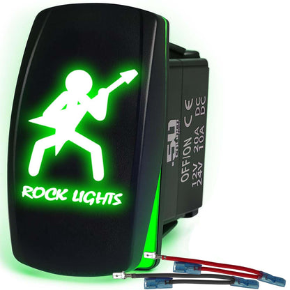 SxS Waterproof Rocker Switch On/Off | 50 Caliber Racing