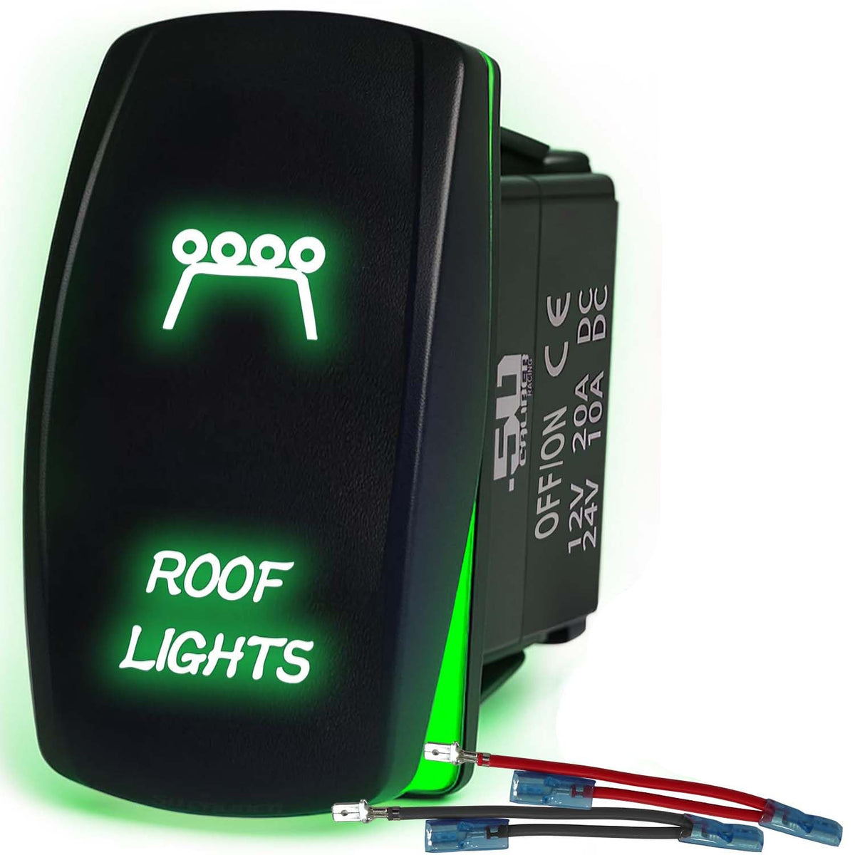 Waterproof Rocker Switch On/Off | 50 Caliber Racing
