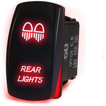 Waterproof Rocker Switch On/Off | 50 Caliber Racing