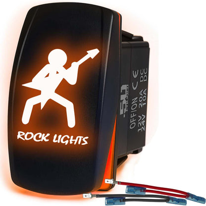 SxS Waterproof Rocker Switch On/Off | 50 Caliber Racing