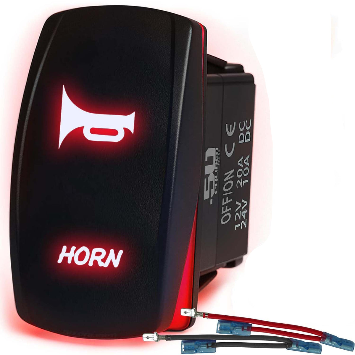 Waterproof Rocker Switch On/Off | 50 Caliber Racing