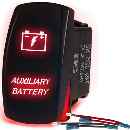 Waterproof Rocker Switch On/Off | 50 Caliber Racing