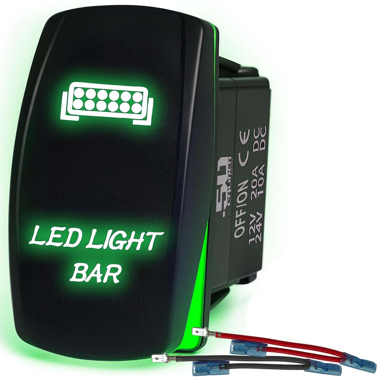 Waterproof Rocker Switch On/Off | 50 Caliber Racing
