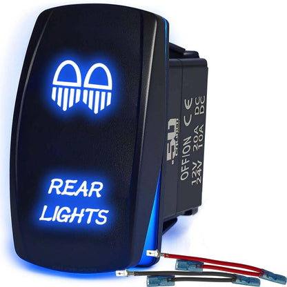 Waterproof Rocker Switch On/Off | 50 Caliber Racing