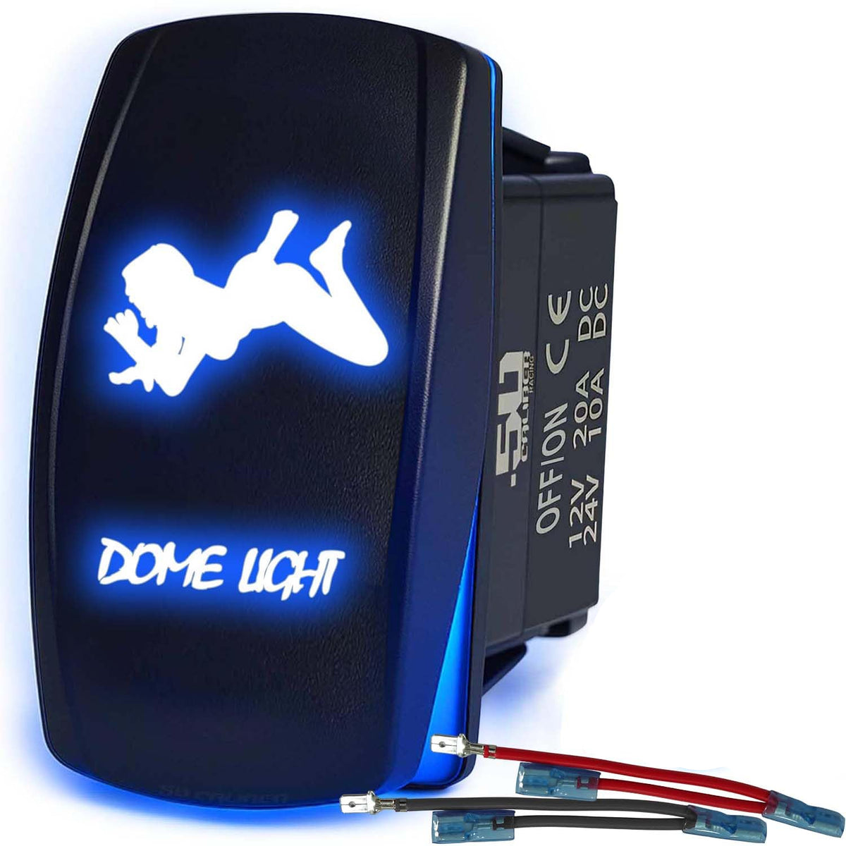 SxS Waterproof Rocker Switch On/Off | 50 Caliber Racing