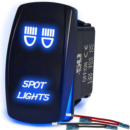 Waterproof Rocker Switch On/Off | 50 Caliber Racing
