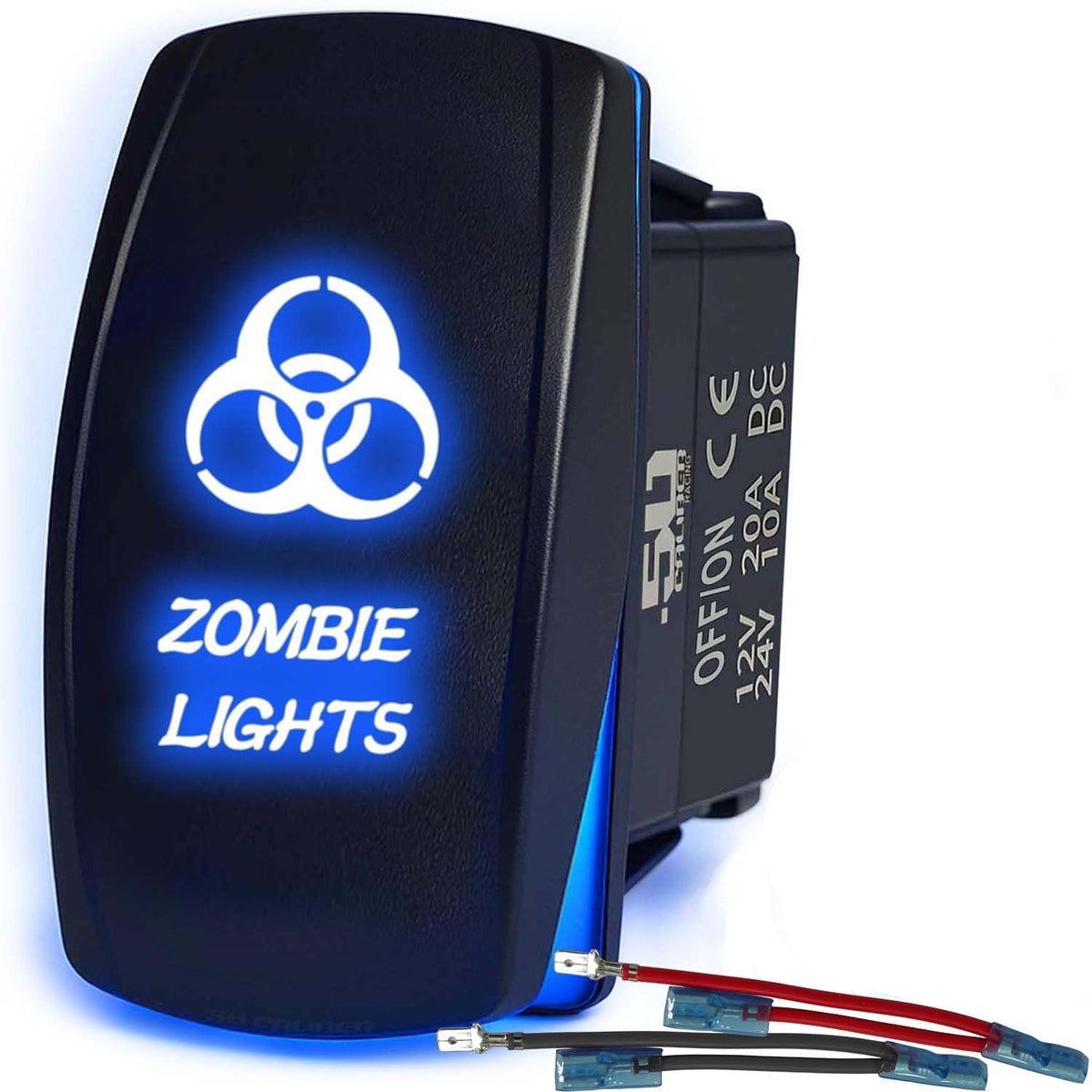 Waterproof Rocker Switch On/Off | 50 Caliber Racing