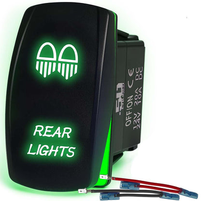 Waterproof Rocker Switch On/Off | 50 Caliber Racing