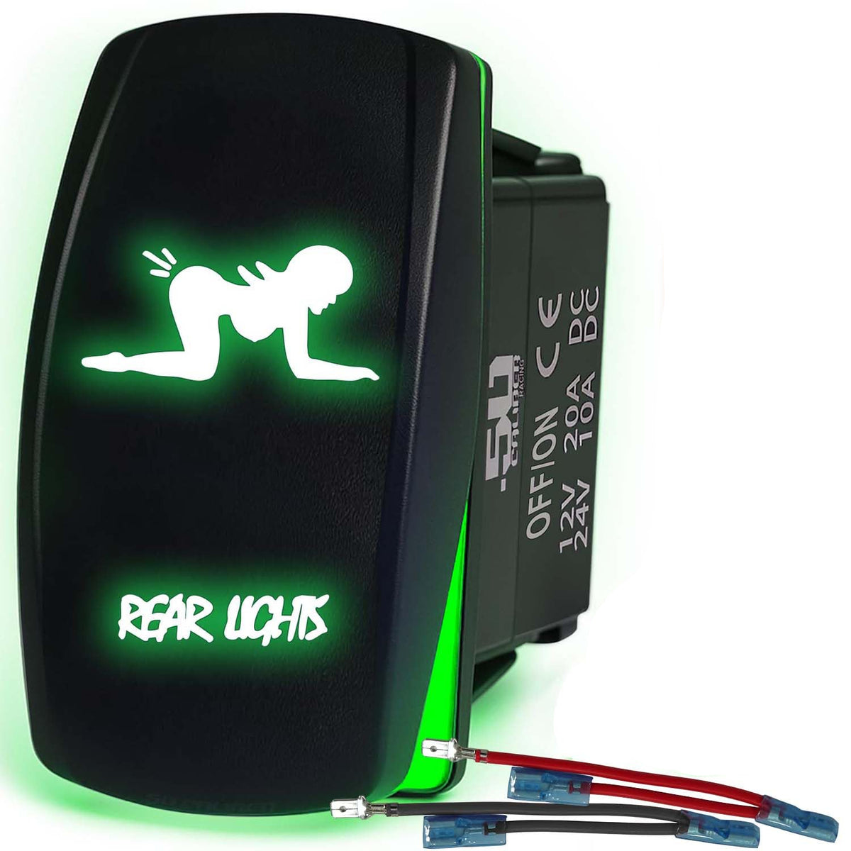 SxS Waterproof Rocker Switch On/Off | 50 Caliber Racing