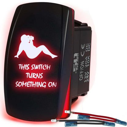 SxS Waterproof Rocker Switch On/Off | 50 Caliber Racing