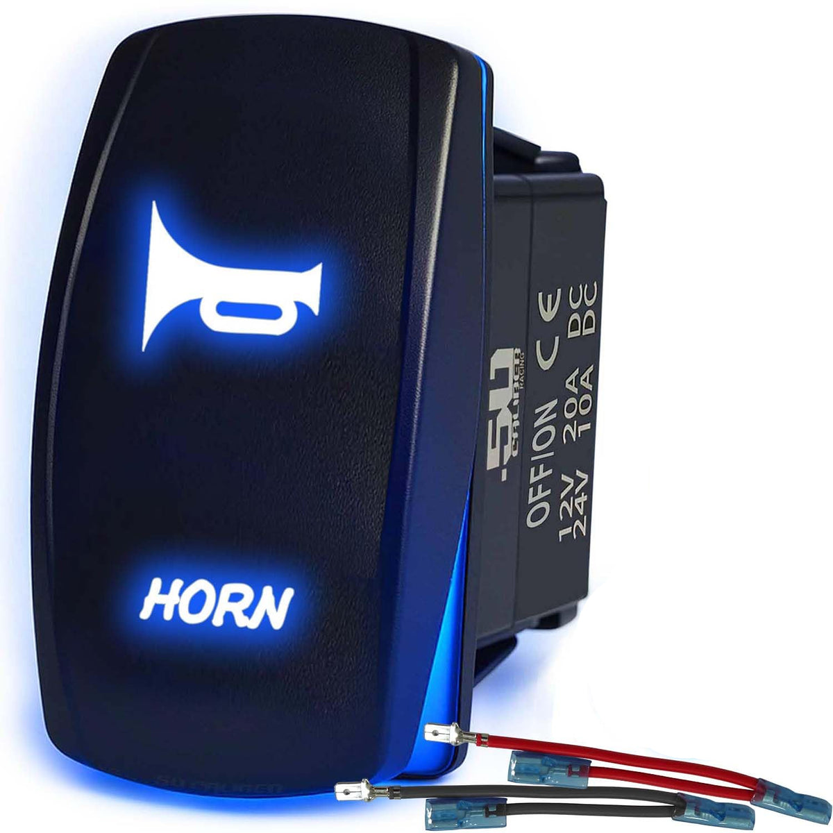 Waterproof Rocker Switch On/Off | 50 Caliber Racing