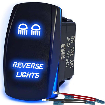 Waterproof Rocker Switch On/Off | 50 Caliber Racing