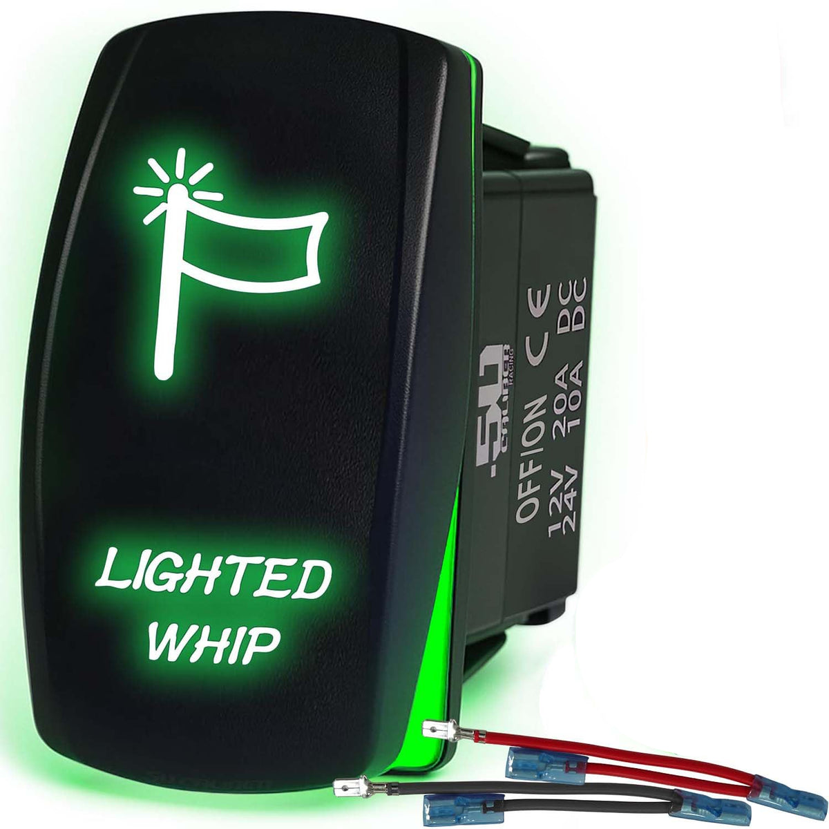 Waterproof Rocker Switch On/Off | 50 Caliber Racing
