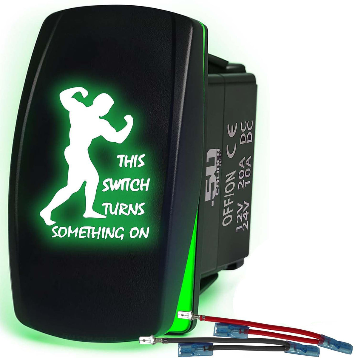 SxS Waterproof Rocker Switch On/Off | 50 Caliber Racing
