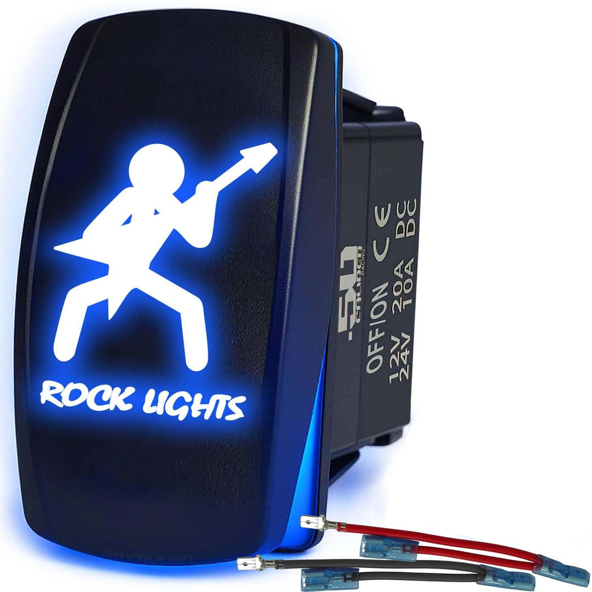SxS Waterproof Rocker Switch On/Off | 50 Caliber Racing