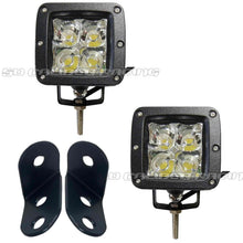 Polaris General A-Pillar Pod Light Mounting Brackets (2 & 4 Seat) | 50 Caliber Racing