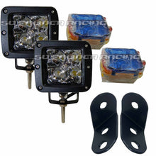 Polaris General A-Pillar Pod Light Mounting Brackets (2 & 4 Seat) | 50 Caliber Racing