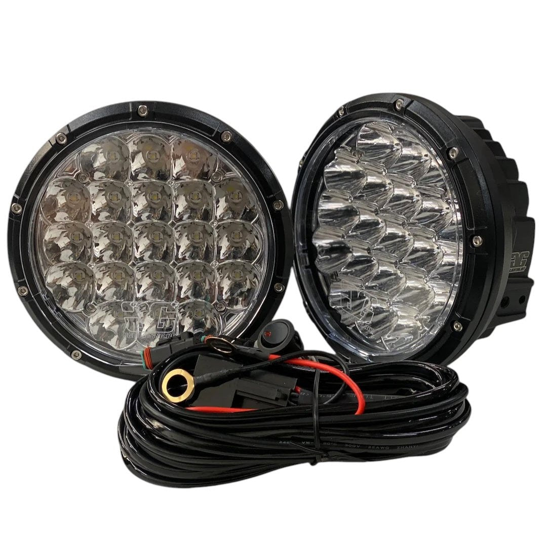 7" DayMaker Light Pod Bundle with Wiring Harness GGLighting