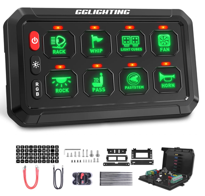 8-Gang Switch Panel GGLighting