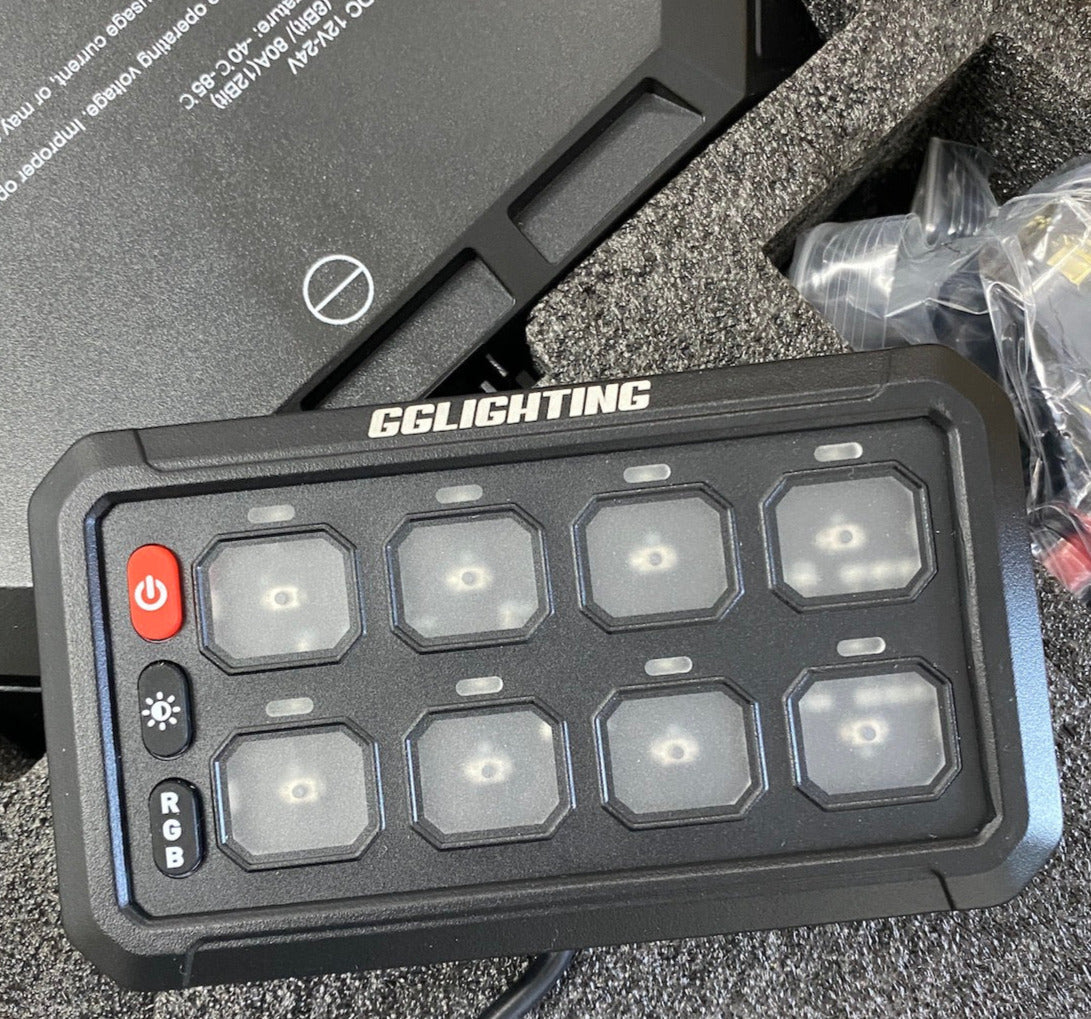 8-Gang Switch Panel GGLighting