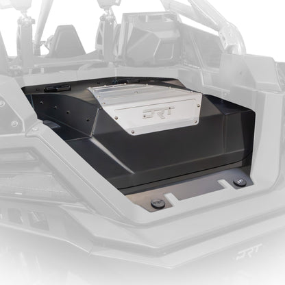 Polaris RZR Pro R Desert Runner Aluminum Trunk Enclosure by DRT Motorsports, product view 1