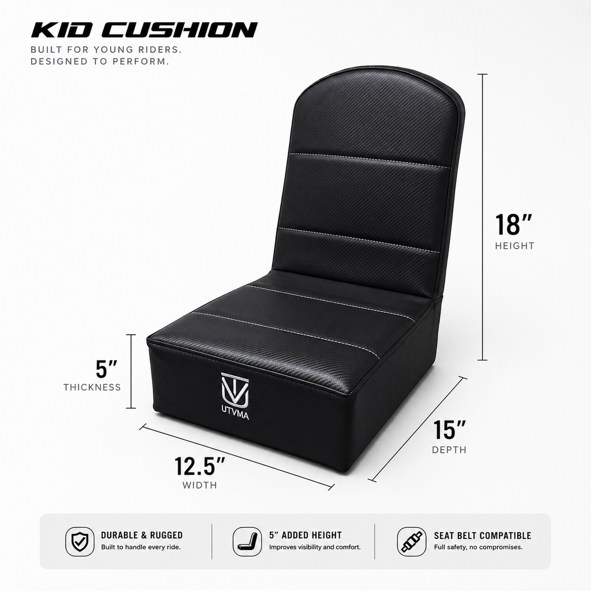 SxS Kid Cushion Booster Seat | UTVMA