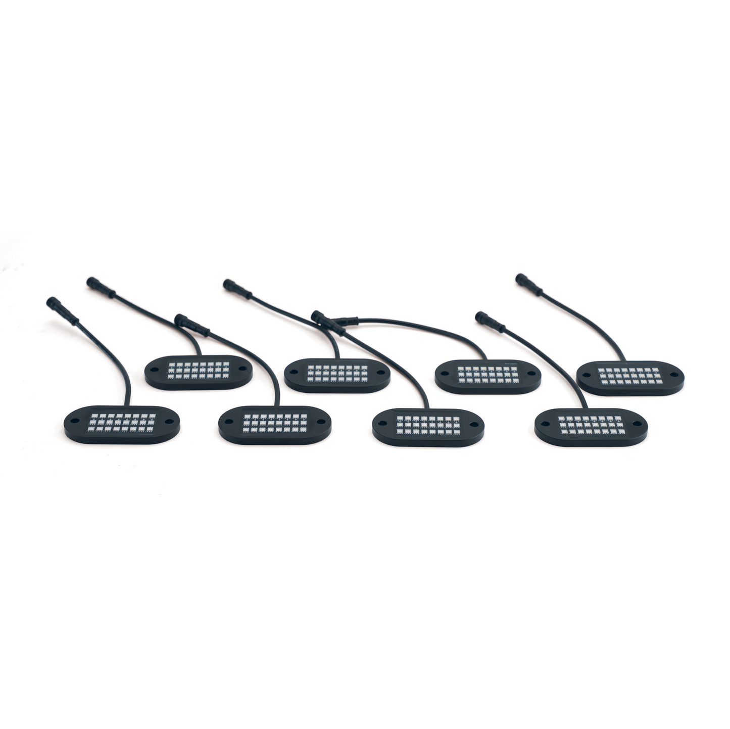 8 Pod 187 Style Rock Lights 2.0 with Control Harness 5150 Whips